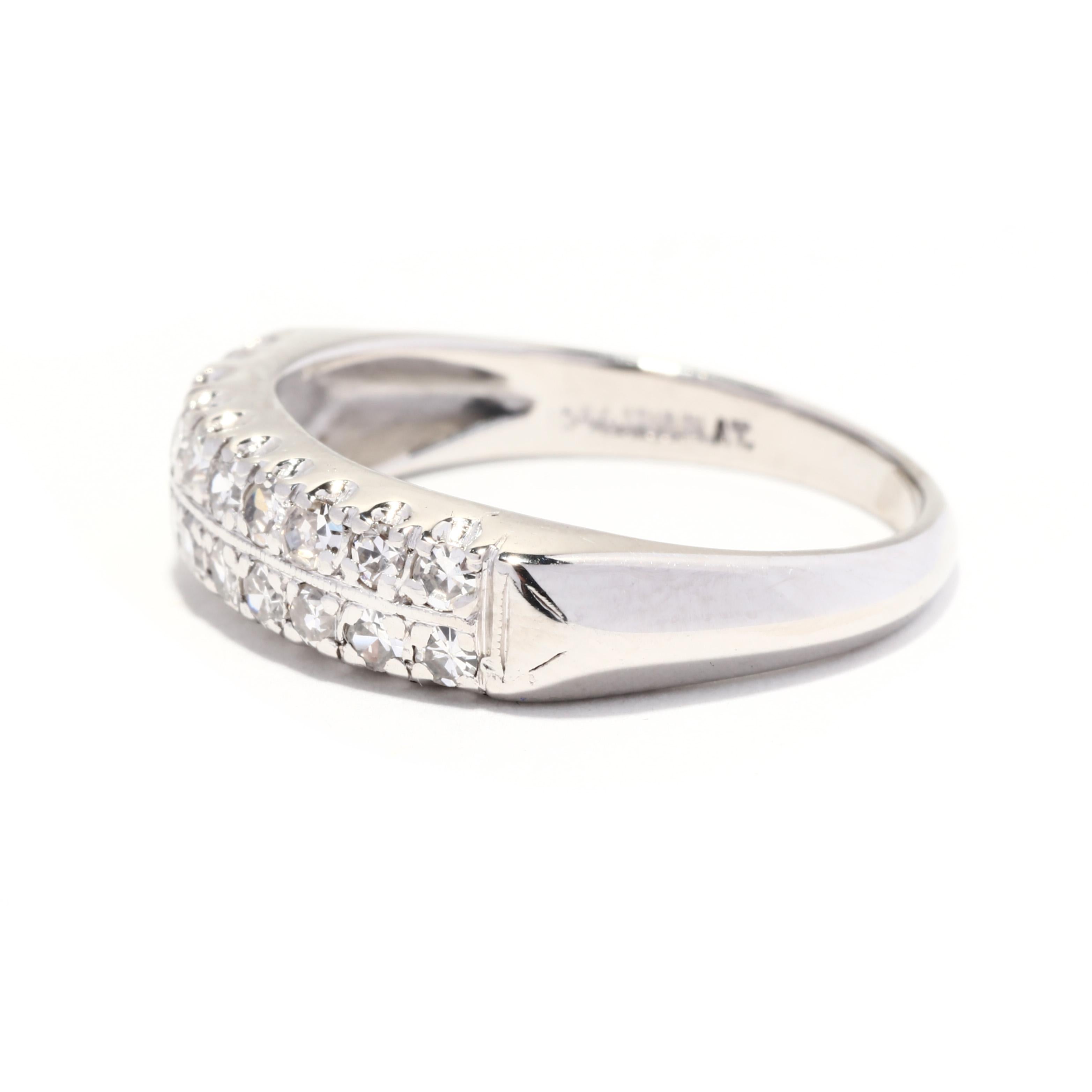 wide diamond bands for women