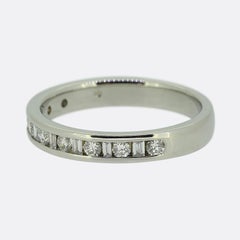 0.34 Carat Diamond Half-Eternity Band Ring