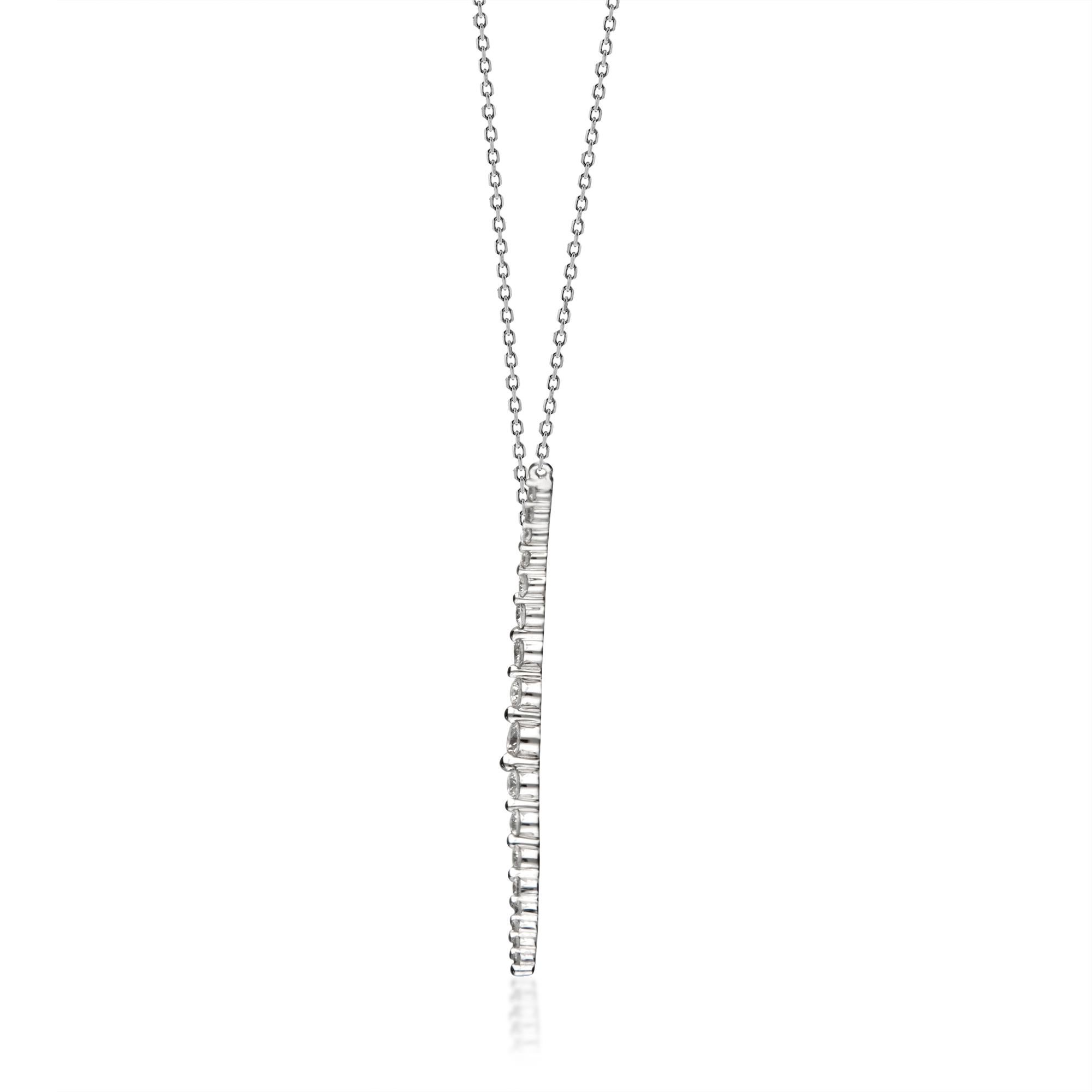 14k white gold necklace