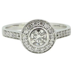 0.35 Carat Diamond Halo Ring