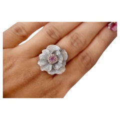 Bague en diamant rose de 0,35 carat VS1 certifié GIA 