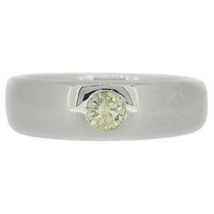 0.35 Carat Flush Set Diamond Gents Ring