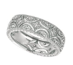0,35 Karat natürlicher Diamant Eternity Band Ring G-H SI 14 Karat Gelbgold