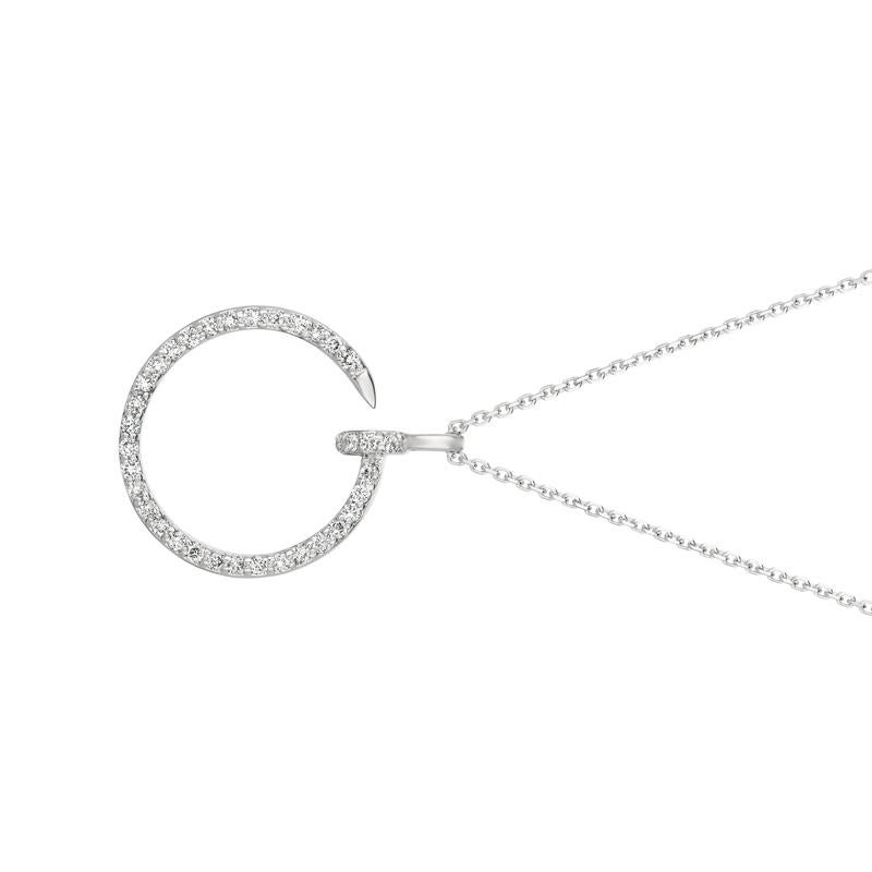 Collana di diamanti naturali da 0,35 carati in oro bianco 14K G SI con catena da 18 pollici

100% Diamanti naturali, non migliorati in alcun modo Collana di diamanti a taglio rotondo
0,35CT
G-H
SI
Oro bianco 14K, stile Pave, 3,1 grammi
15/16 di