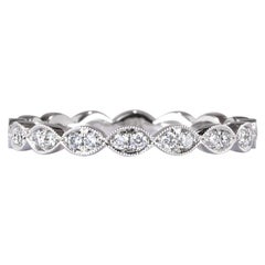 0.35ct Round Brilliant Cut Diamond Eternity Band in Platinum