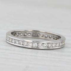 0,35 Karat Diamant Eternity Ehering Stapelbarer Jahrestag-Ring 4,25