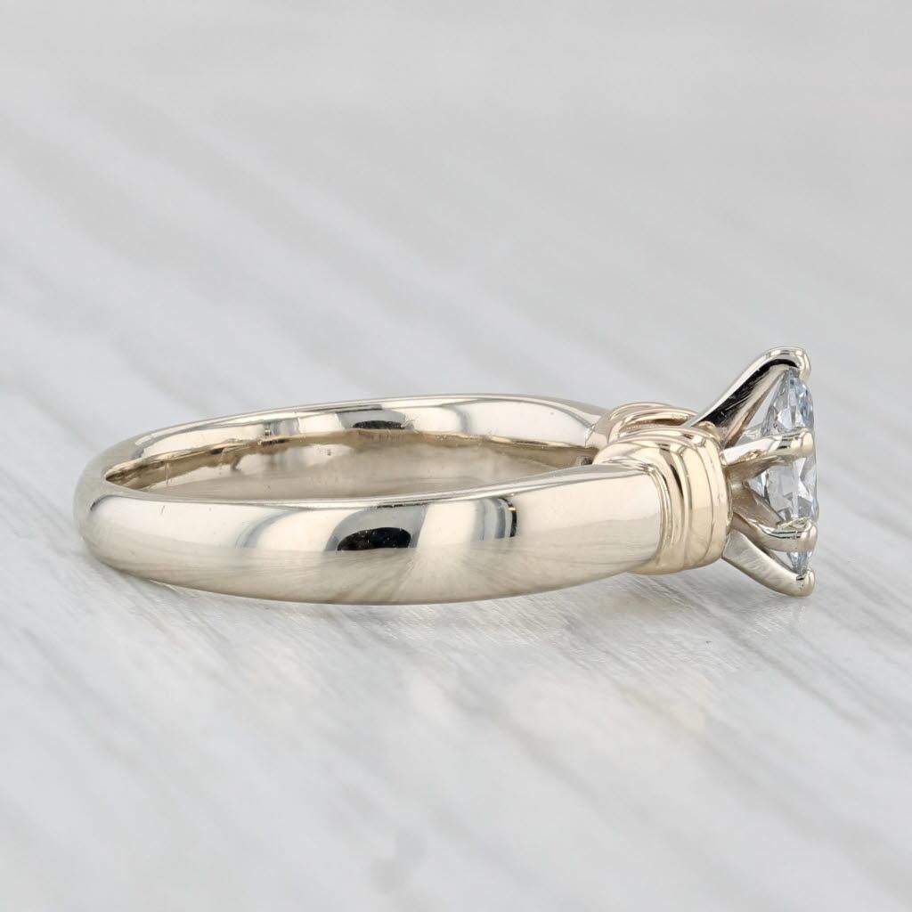 Informationen zu Edelsteinen:
- Natürlicher Diamant -
Karat - 0,35ct
Schliff - Marquise
Farbe - I - J
Reinheit - SI2
Bitte beachten Sie, dass es winzige Chips gibt.

Metall: 14k Gelbgold 
Gewicht: 4,2 Gramm 
Briefmarken: 14k
Stirnseite Höhe: 8 mm