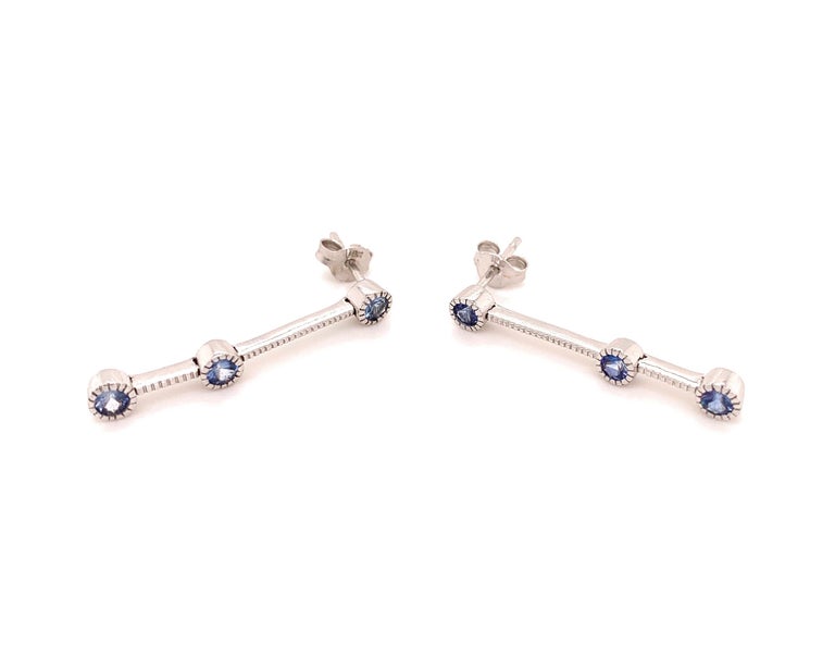 Benitoite earrings shop