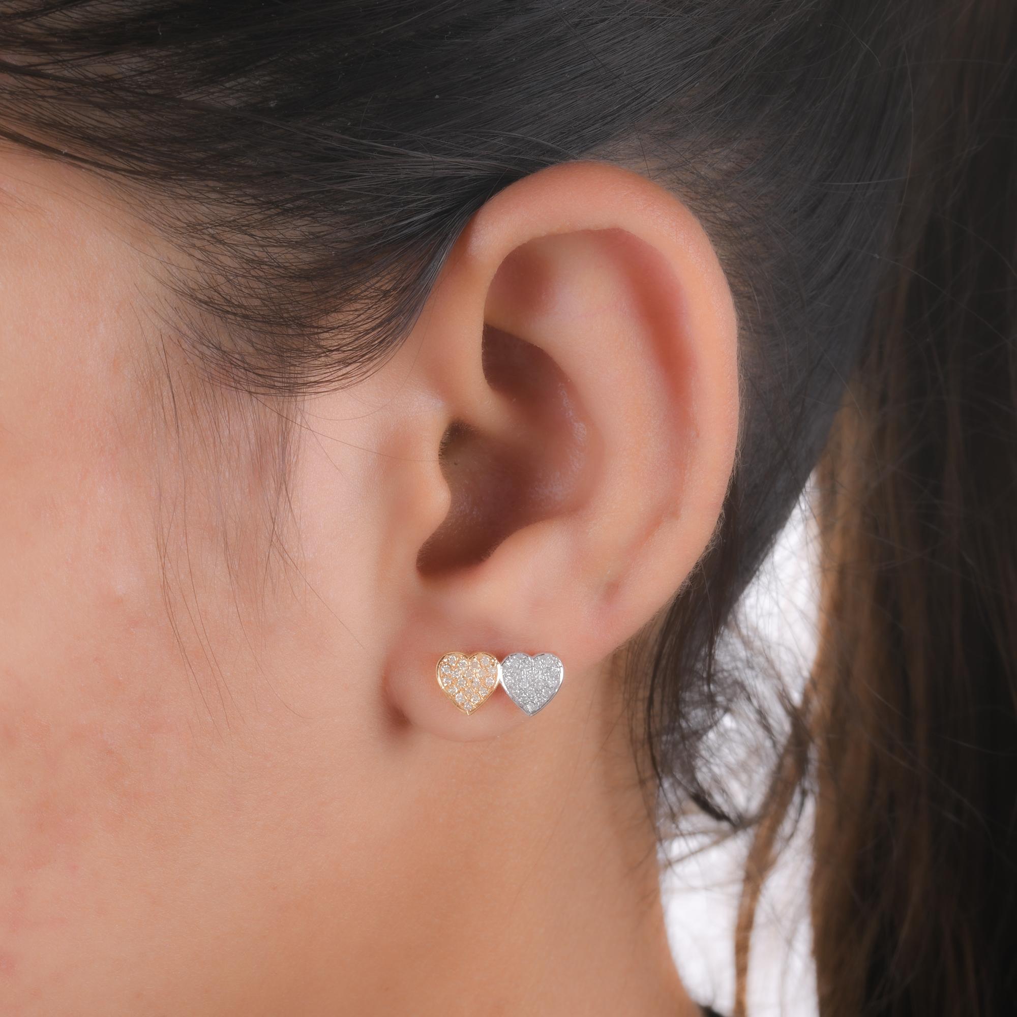 Code d'article :- SEE-14368A
Poids brut :- 2.87 gm
Or jaune et blanc 18k Poids :- 2.80 gm
Poids du diamant naturel :- 0.36 Ct. ( DIAMANT MOYEN DE PURETÉ SI1-SI2 ET DE COULEUR H-I )

✦ Taille
.....................
Nous pouvons adapter la plupart des
