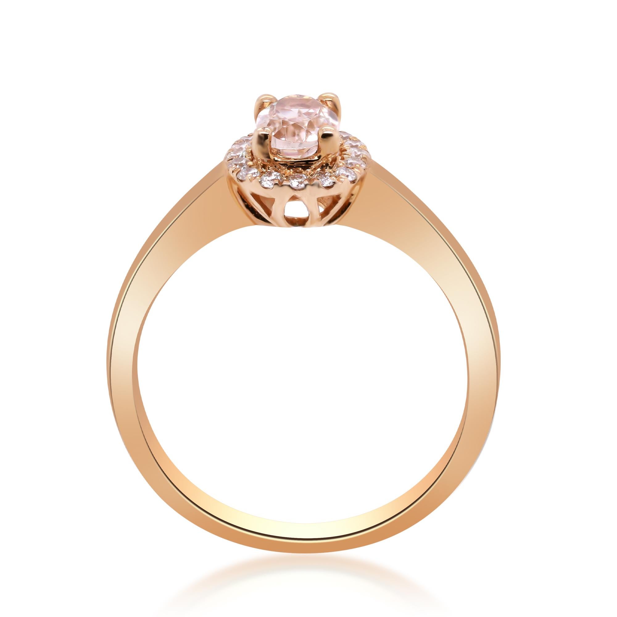 10k rose gold engagement rings