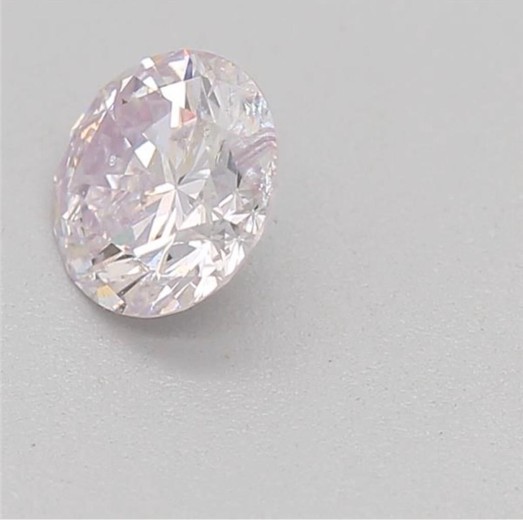 ***100% NATURAL FANCY COLOUR DIAMOND***

✪ Diamond Details ✪

➛ Shape: Round
➛ Colour Grade: Very Light Purplish Pink
➛ Carat: 0.37
➛ Clarity: I1
➛ CGL Certified 

^FEATURES OF THE DIAMOND^

This 0.37 carat very light purplish pink diamond is a