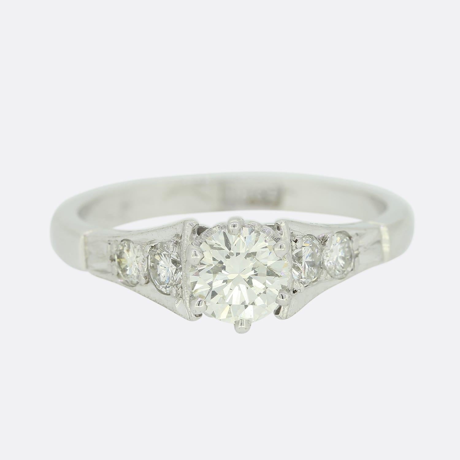 0,38 Karat Diamant Solitär Verlobungsring im Zustand „Gut“ im Angebot in London, GB