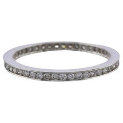 0,39 Karat Kanalbesetzter Eternity-Ring Größe M 1/2