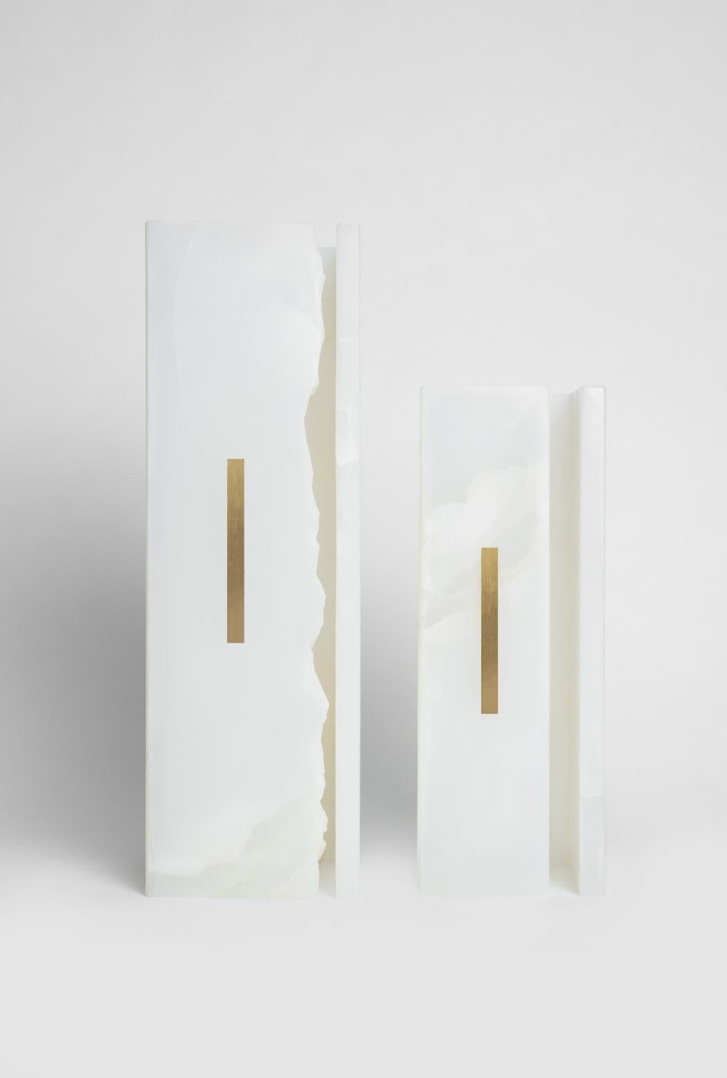 Postmoderne 03C Onix Blanc Pur Grande Sculpture de Marie Jeunet en vente
