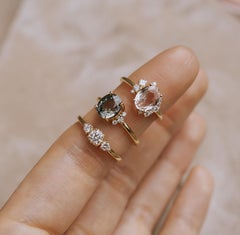 0,3 Karat Diamantring aus 14k Gelbgold mit Diamanten