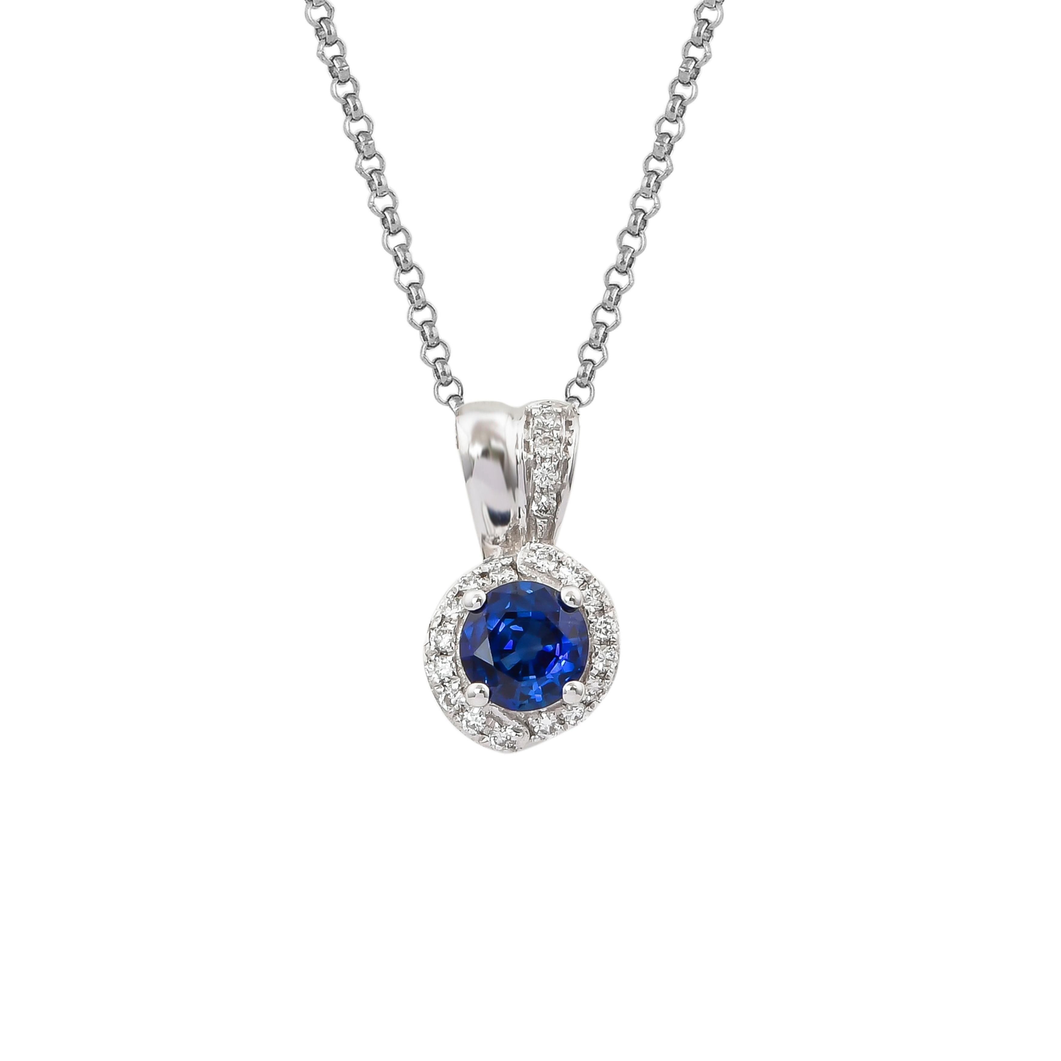 This collection features a dainty selection of jewelry with blue sapphires and diamonds. These Blue Sapphires are sourced from Madagascar and project a bold blue hue. Accented with diamonds, these minimal pieces can be the perfect accessory to your