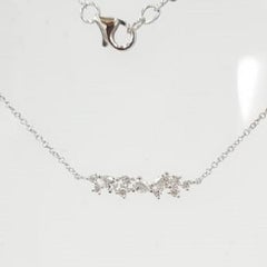 0.4 Karat Diamanten in 14K Weißgold Gazebo Fancy Collection Halskette