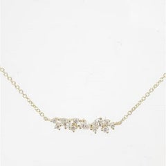 0.4 Karat Diamanten in 14K Gelbgold Gazebo Fancy Collection Halskette