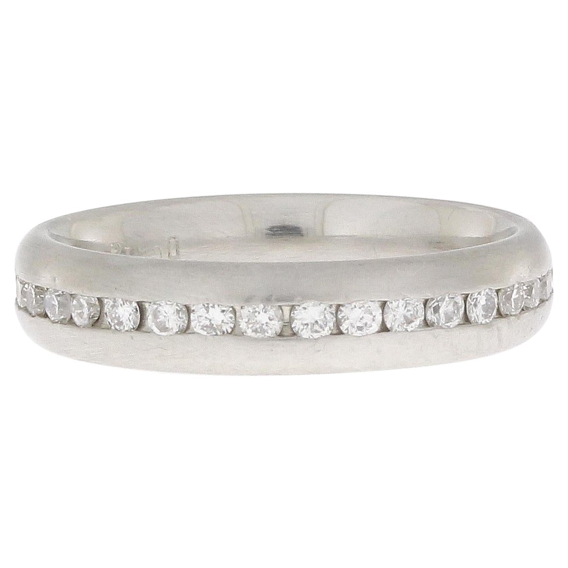 0,4 Karat Platin Diamant Ewigkeitsring Brautring