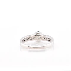 0.40 Carat Alexandrite and Diamond Ring Set in Platinum