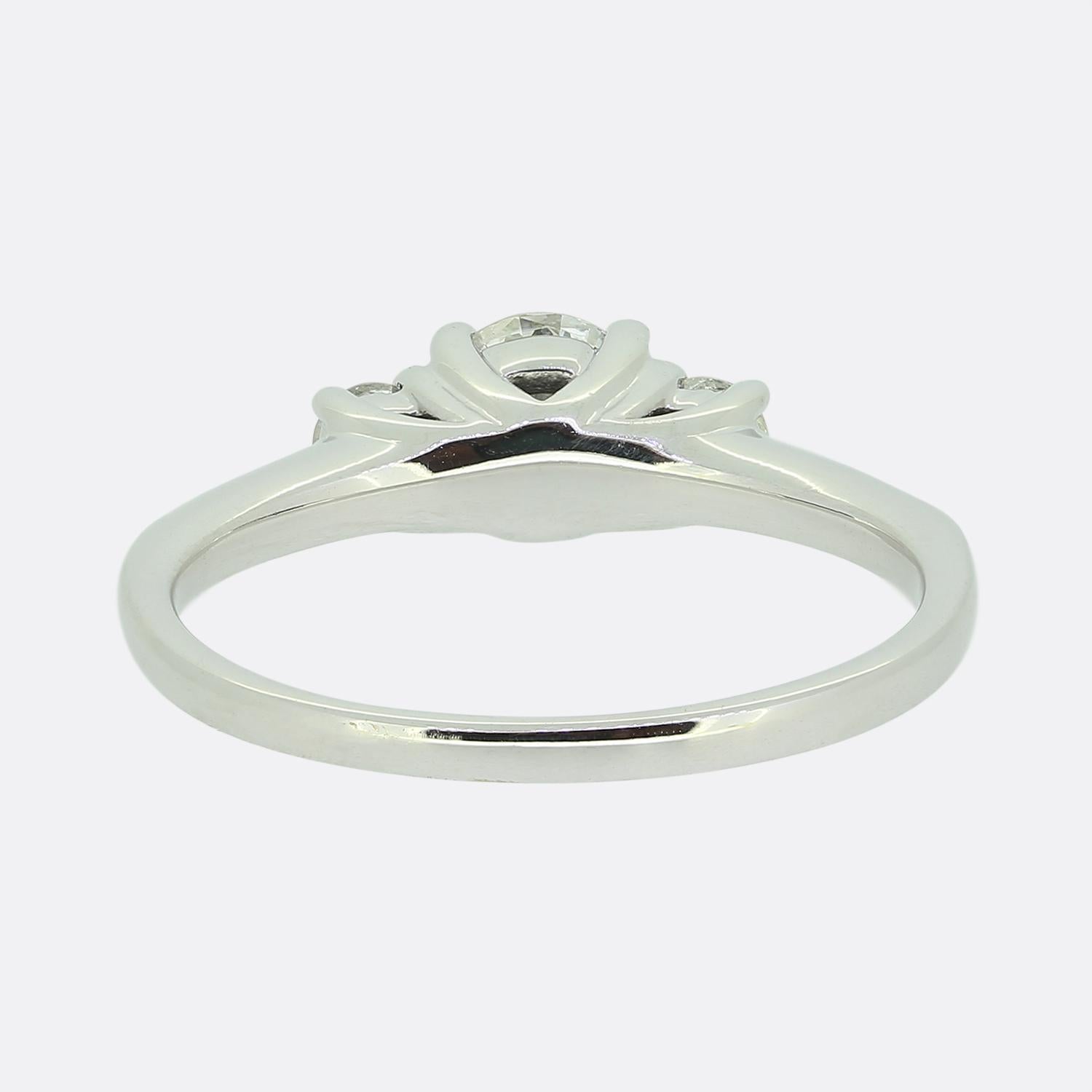 Anillo de compromiso de diamantes de 0,40 quilates en Bueno estado para la venta en London, GB