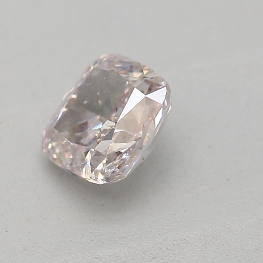 0.40 Carat Fancy Light Pink diamond SI2 Clarity GIA Certified For Sale 2