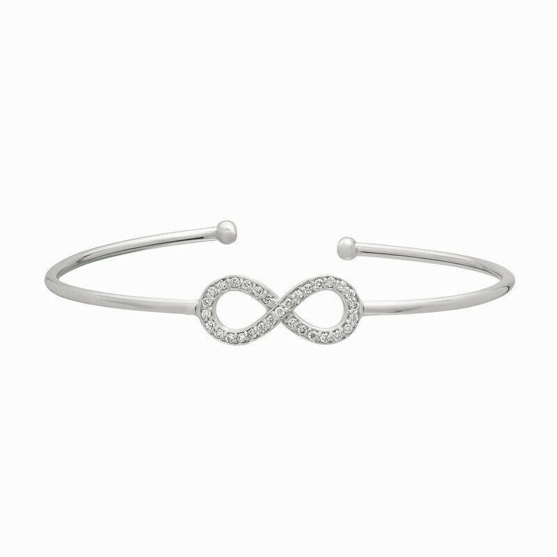 0.bracelet Infinity en or blanc 14K avec diamant naturel de 40 carats

diamants 100% naturels
0.40CTW 
Couleur Dia : G-H 
Dia Clarity : SI  
or blanc 14K, style pavé, 4,4 grammes 
3/8 pouce de largeur
31 Diamants

G4735.35WD
TOUS NOS ARTICLES