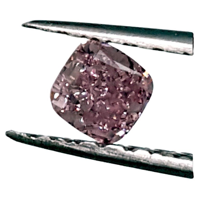 Carat Natural Fancy Intense Purple-Pink Diamond, Cushion Cut