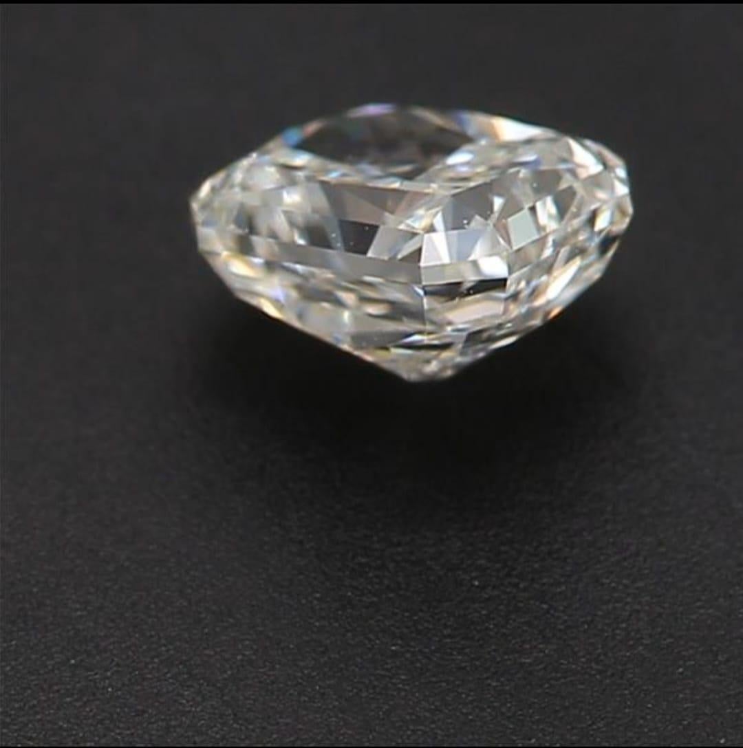 Diamant de forme radiante de 0,40 carat de pureté VVS1 certifié GIA Unisexe en vente