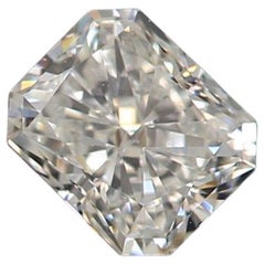 Diamant de forme radiante de 0,40 carat de pureté VVS1 certifié GIA