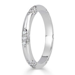 Mark Broumand 0.40 Carat Round Brilliant Cut Diamond Eternity Band in Platinum