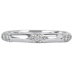 Mark Broumand 0.40 Carat Round Brilliant Cut Diamond Eternity Band in Platinum