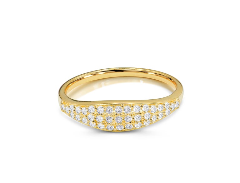 Customizable 0.40 Ct Diamond Eternity Band Ring in 14K Gold For Sale at ...