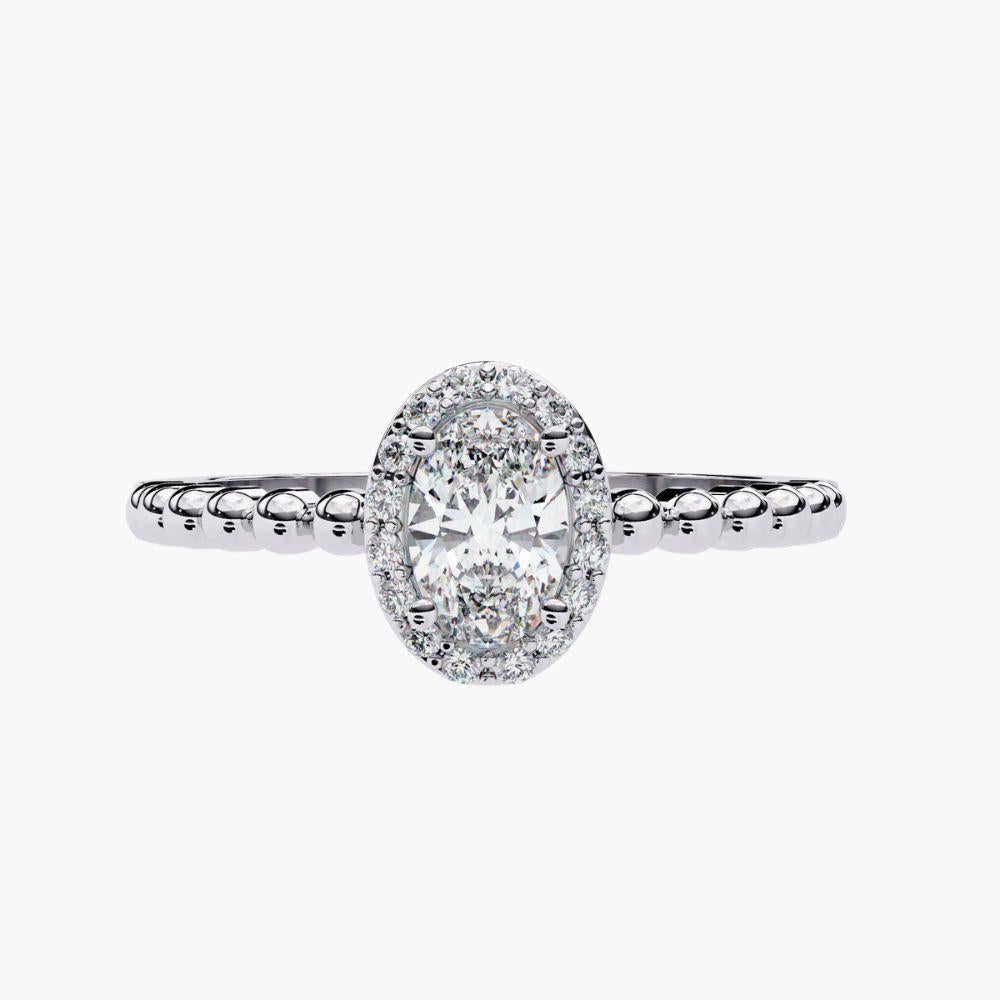 Product Details
Metal Type: 14k Gold
Diamond Type: Natural Diamond
Carat Total Weight (ctw): 0.40 Ctw
Diamond Cut: Oval, Round
Total Number of Stones: 17 pcs
Center Diamond: Oval
Diamond Color: SI+
Diamond Clarity: Near Colorless
Setting Type: Prong