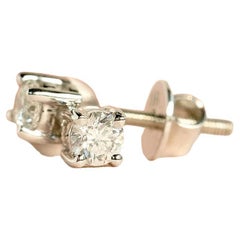 0.40ct Diamond Stud Earrings in 18ct White Gold