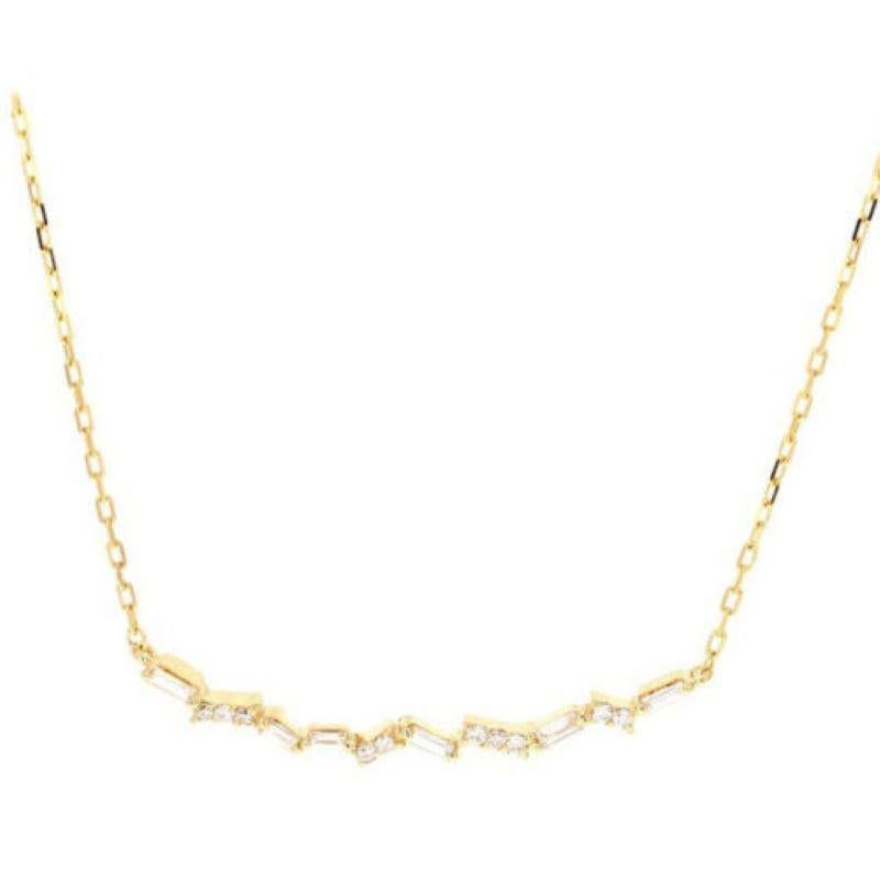 0.40Ct Splendid 14k Solid Yellow Gold Chain Necklace

Amazing looking piece!

Stamped: 14k

Total Natural Round & Baguette Diamond Weight is: Approx. 0.40 Carats (G-H / SI1-SI2)

Chain Length is: 18 inches

Total item weight is: 2.9