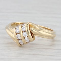 0.40ctw Diamond Overlay Ring 18k Yellow Gold Size 6