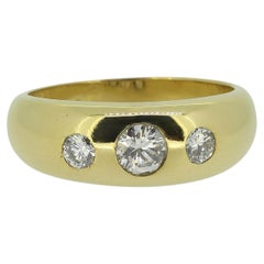 0.41 Carat Diamond Three-Stone Ring