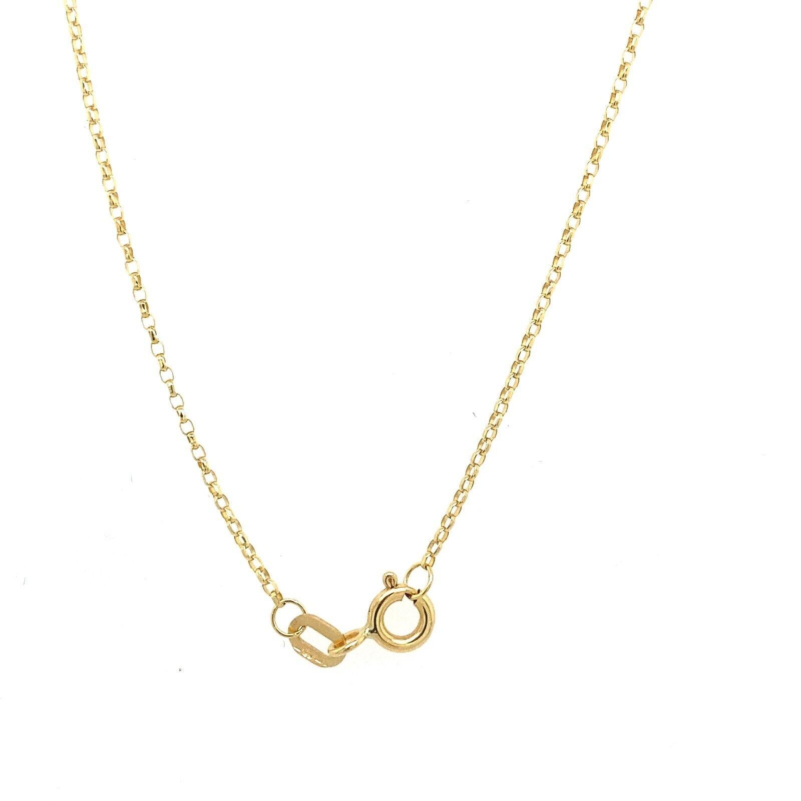Colgante de rubí en forma de cojín de 0,41 ct en oro amarillo de 18 ct Corte cojín en venta