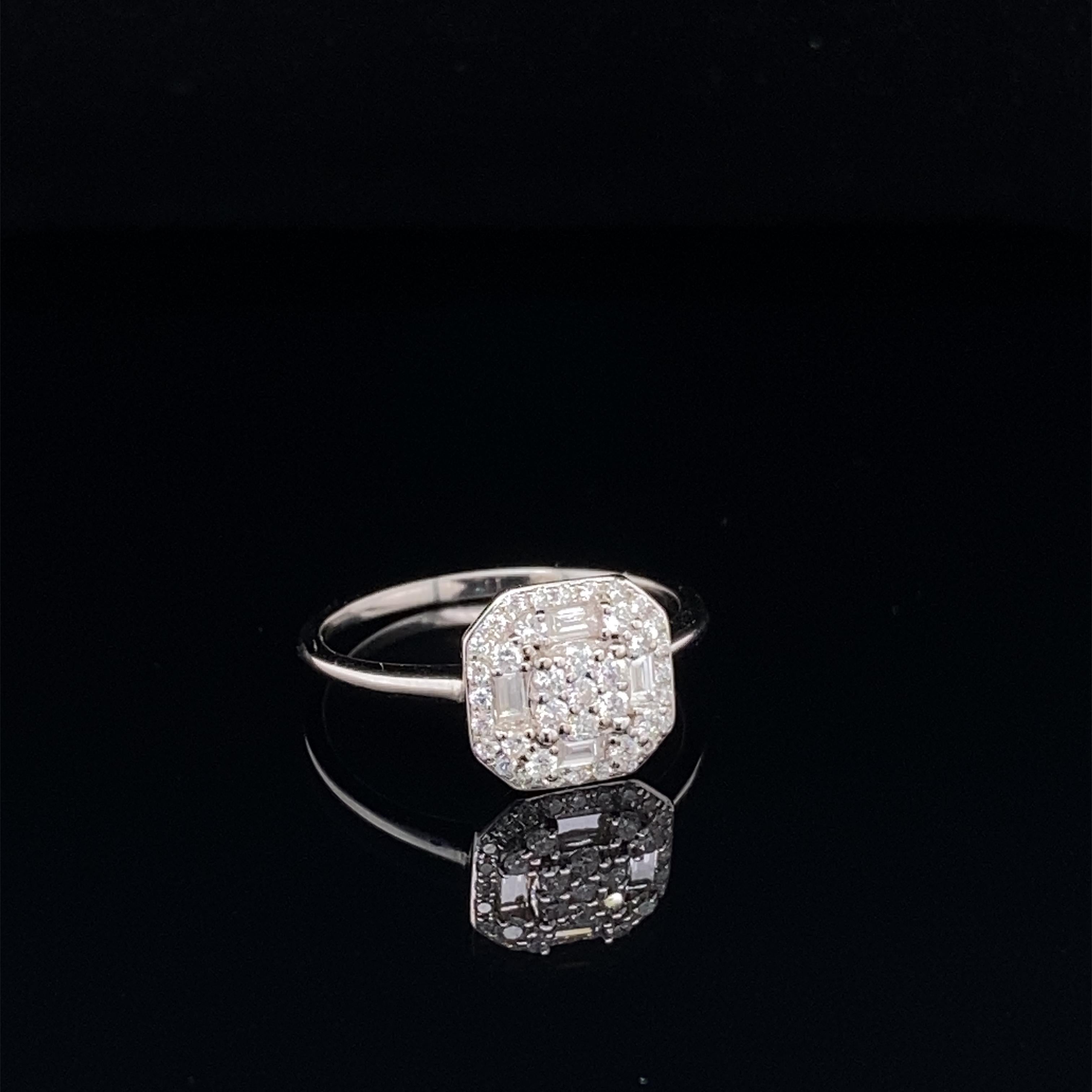 0.42 carat diamond ring