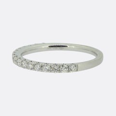 0.42 Carat Diamond Half Eternity Ring