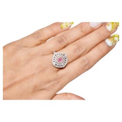 0.43 Carat Faint Pink Diamond Ring I2 Clarity GIA Certified