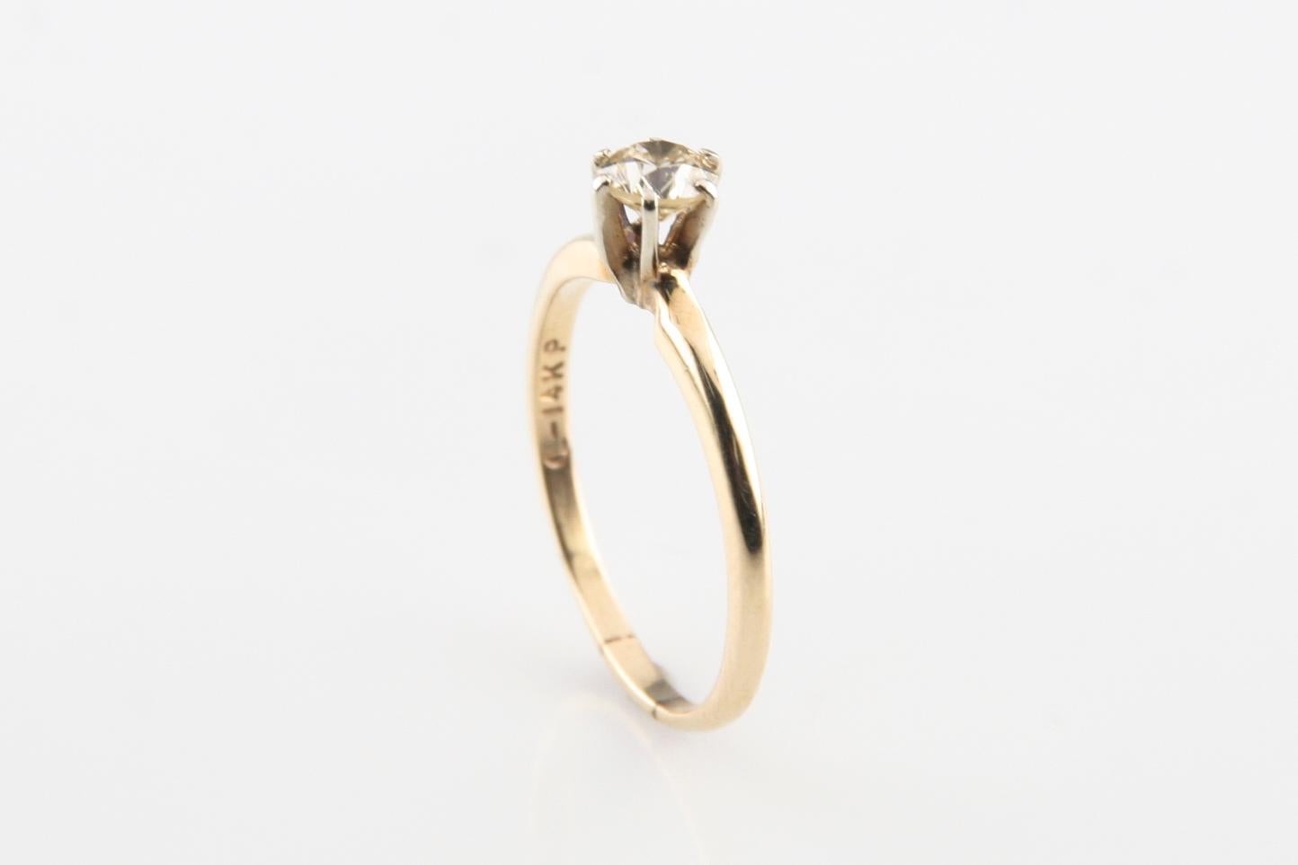 light gold engagement rings