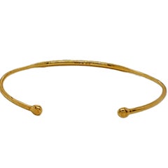 Bracelet en or jaune avec diamant vert de 0,43 carat
