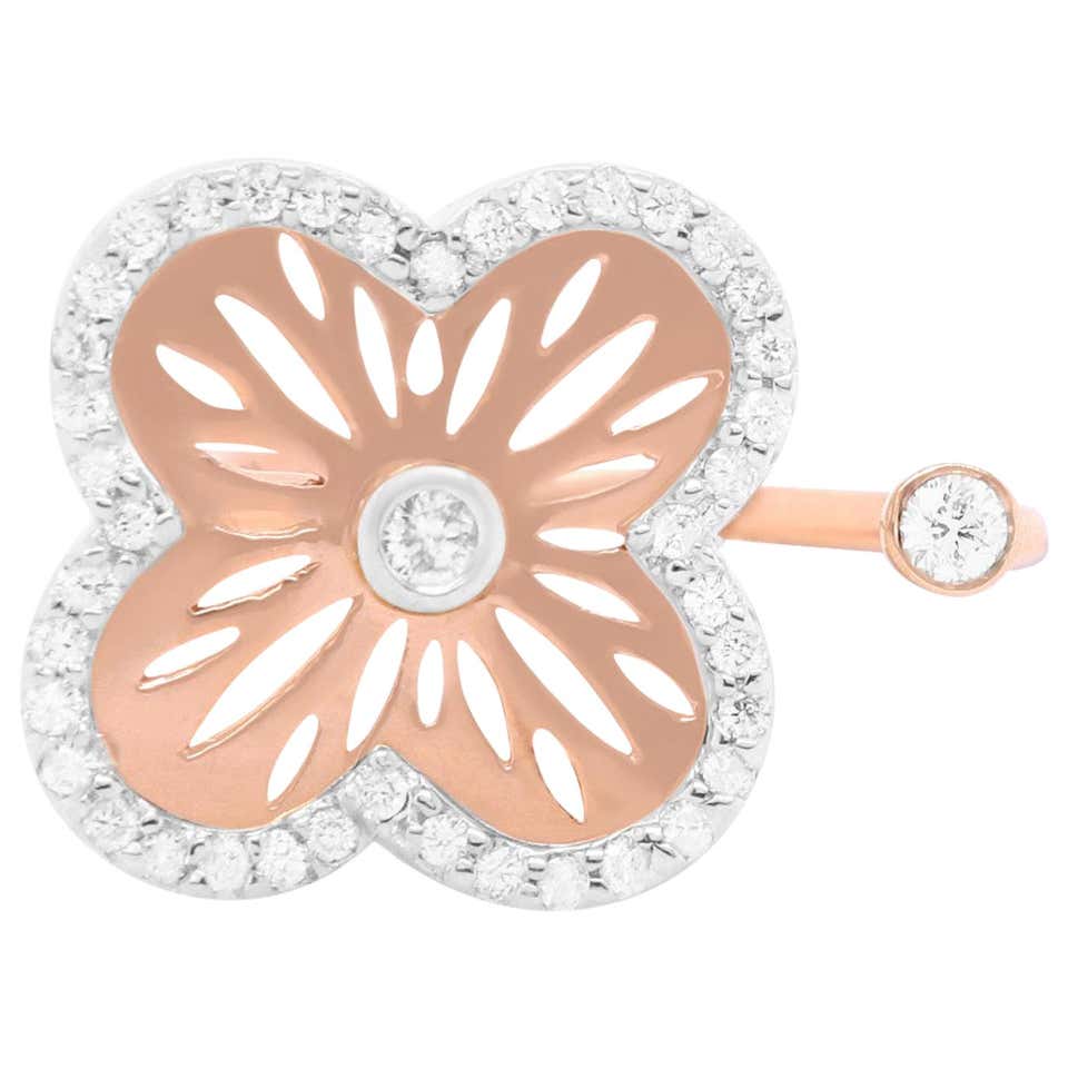 4 Leaf Clover Ring at 1stDibs