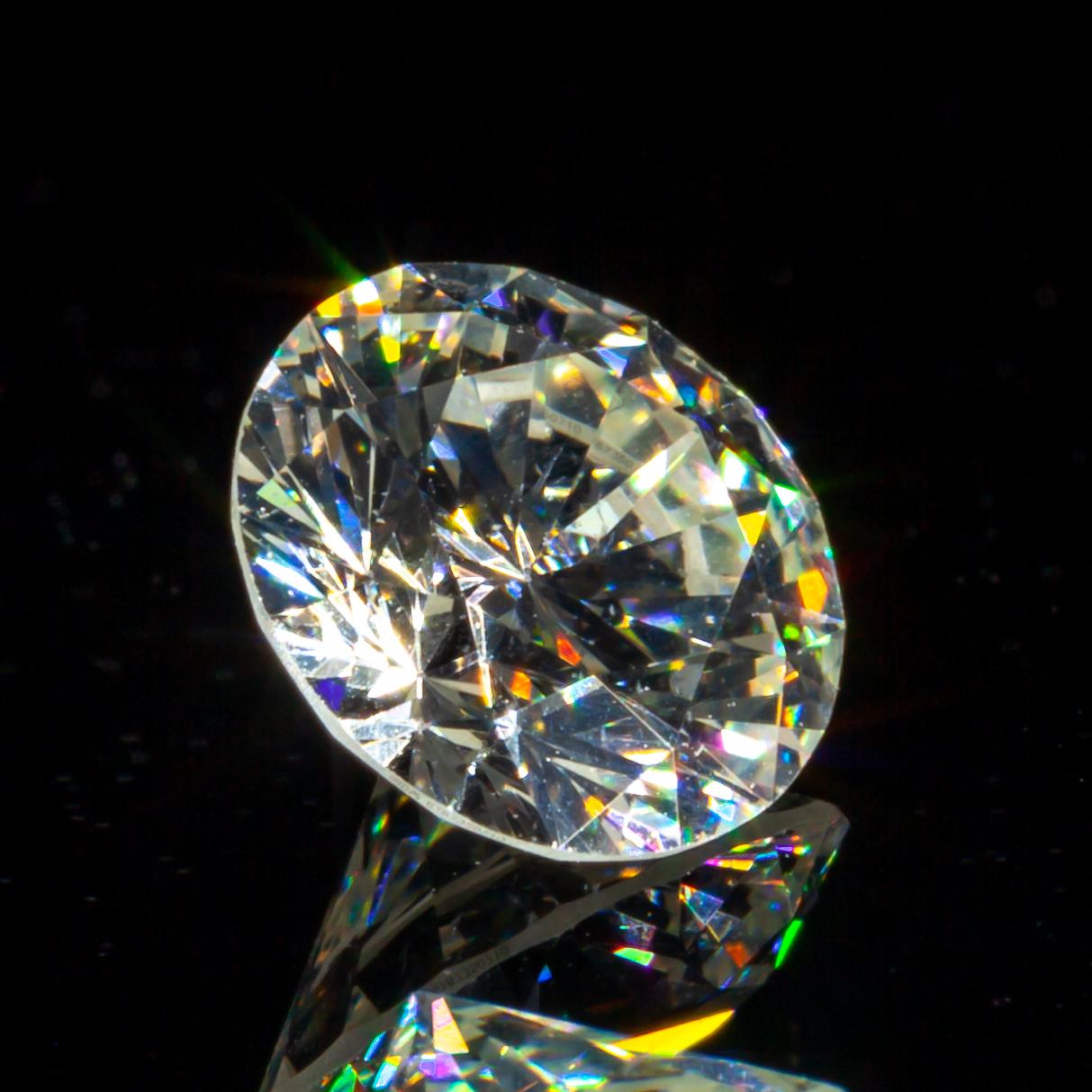 Moderne Diamant brillant rond de 0,44 carat G/SI1 certifié GIA en vente