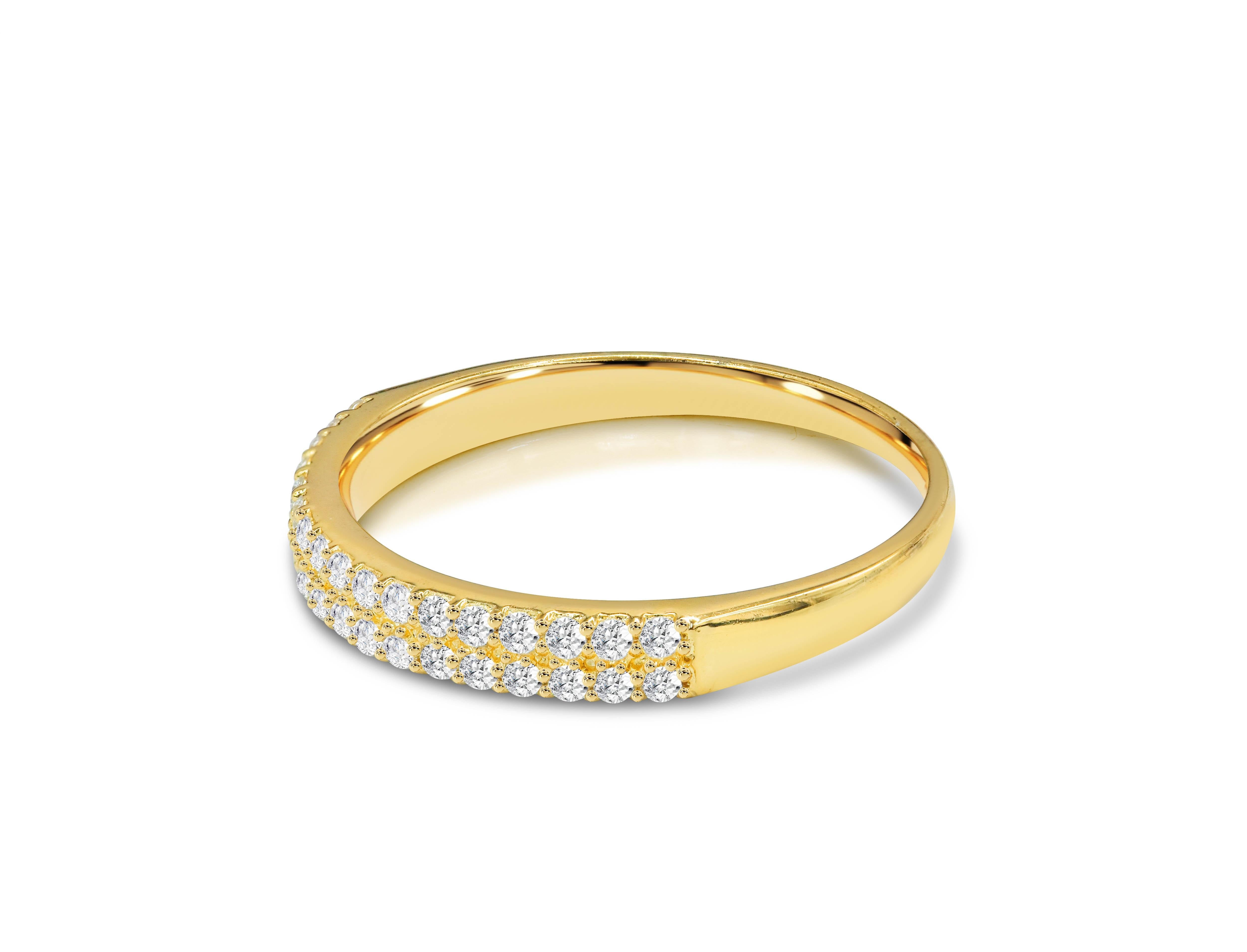 For Sale:  0.44 Ct Diamond Eternity Ring Band in 14K Gold 3
