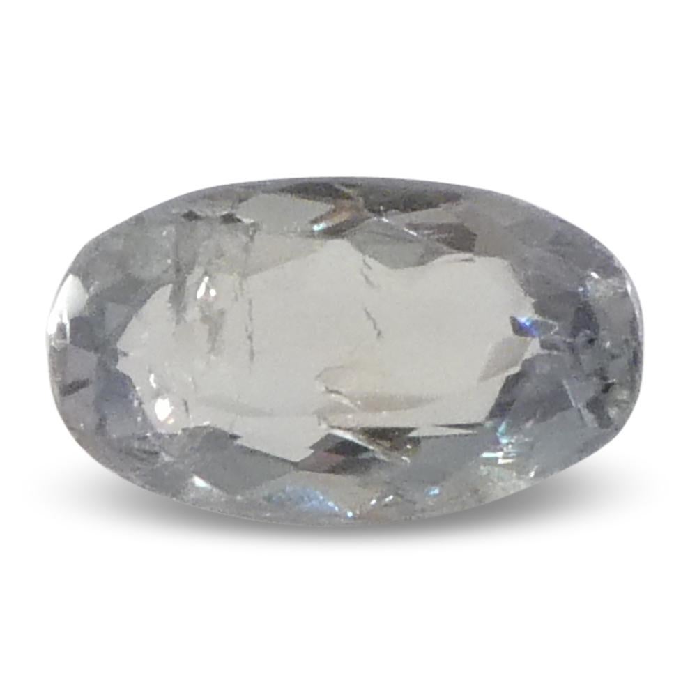 0.44ct Oval Yellowish Green to Greyish Purple Alexandrite from Brazil For Sale 7