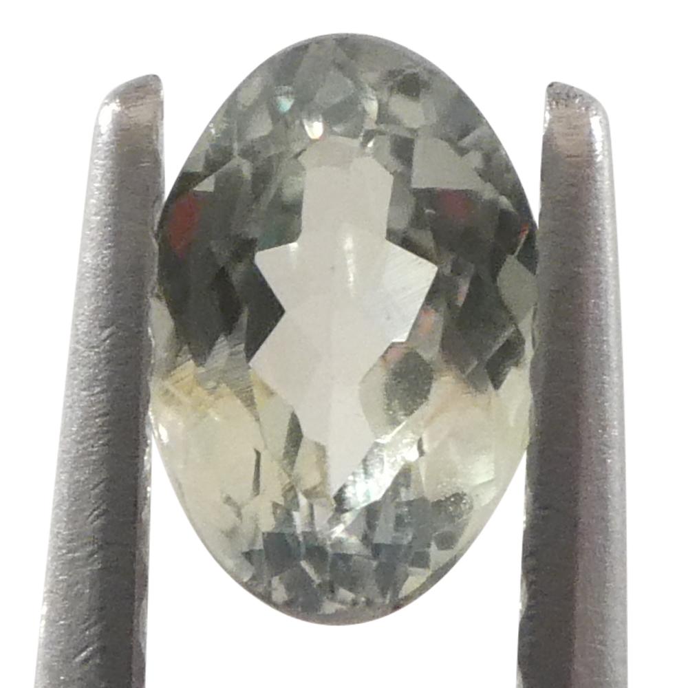 0.44ct Oval Yellowish Green to Greyish Purple Alexandrite from Brazil For Sale 8
