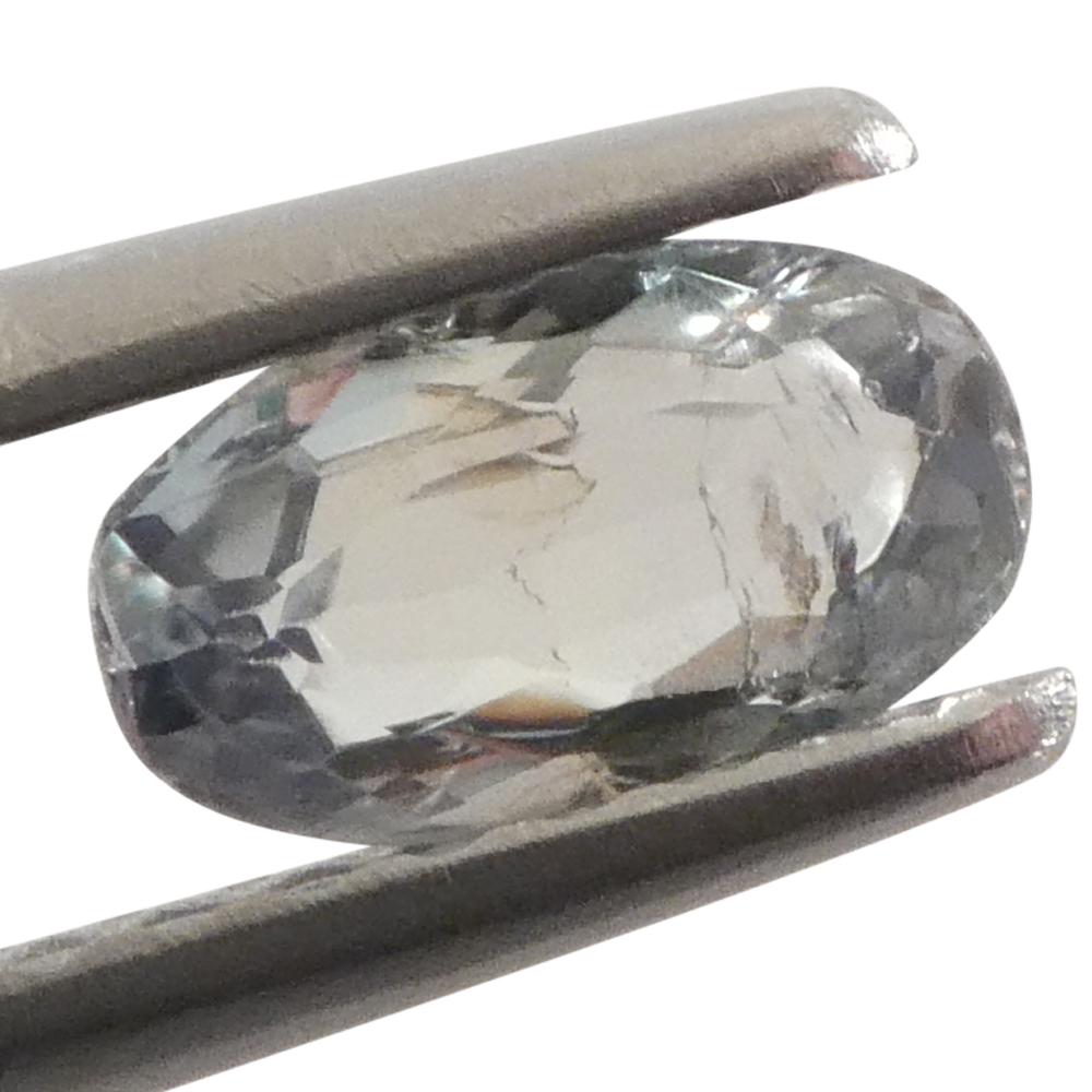 0.44ct Oval Yellowish Green to Greyish Purple Alexandrite from Brazil For Sale 9